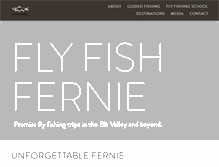 Tablet Screenshot of fernieflyfishing.com